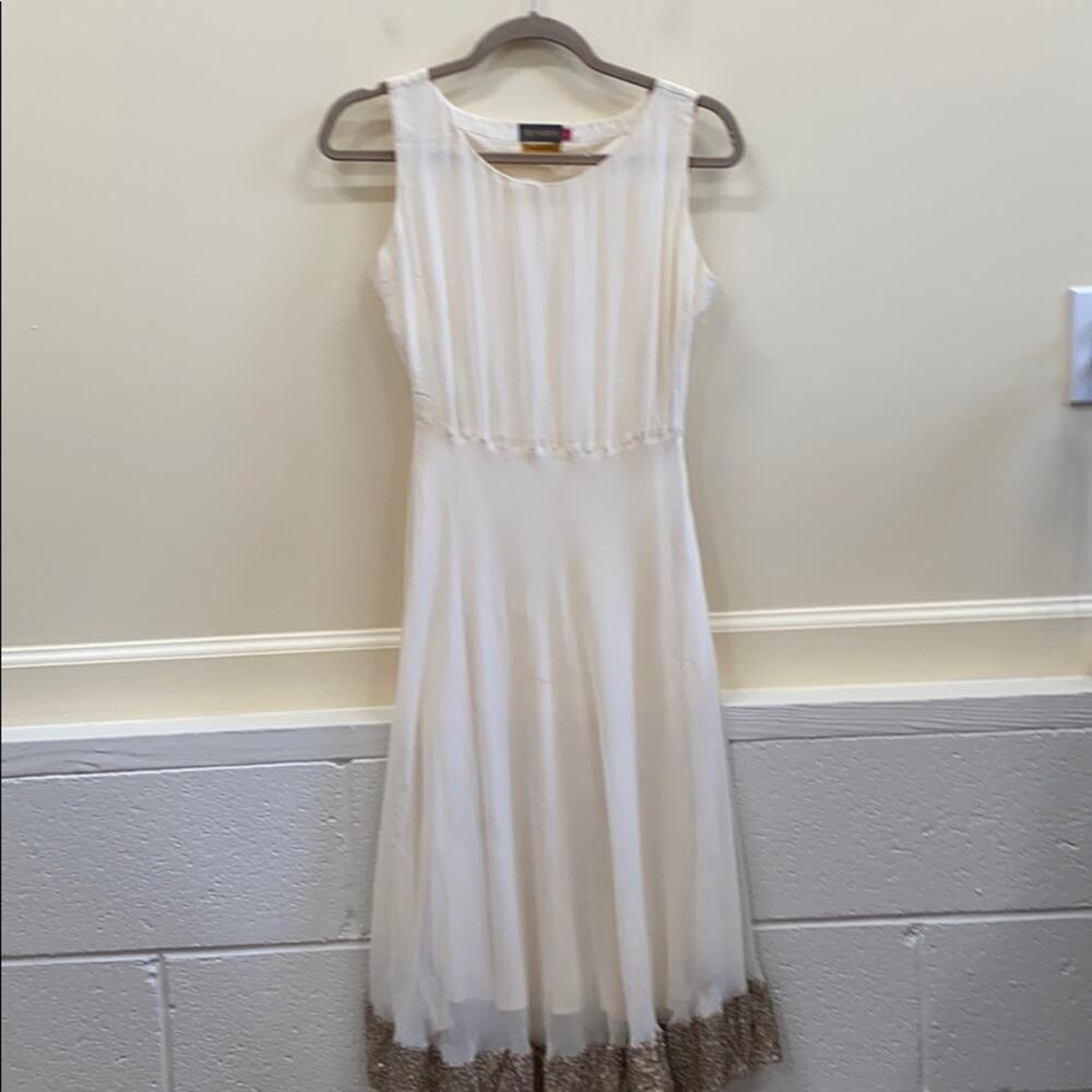 Benares by Akshay vintage ivory S dress